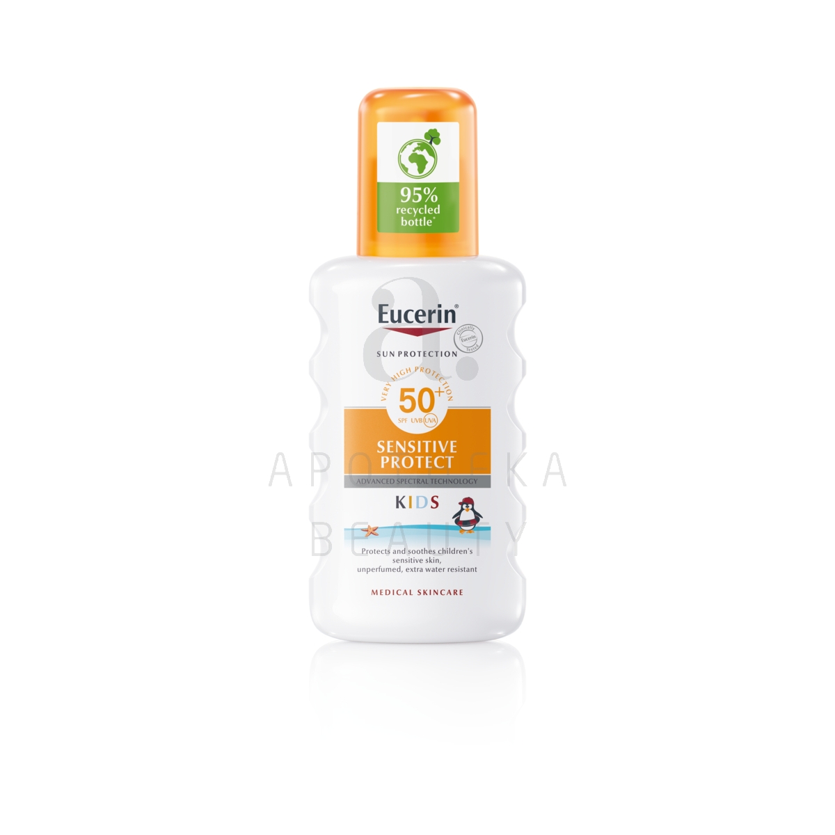 EUCERIN SUN PÄIKESEKAITSESPREI LASTELE SPF50+ 200ML - Изображение товара