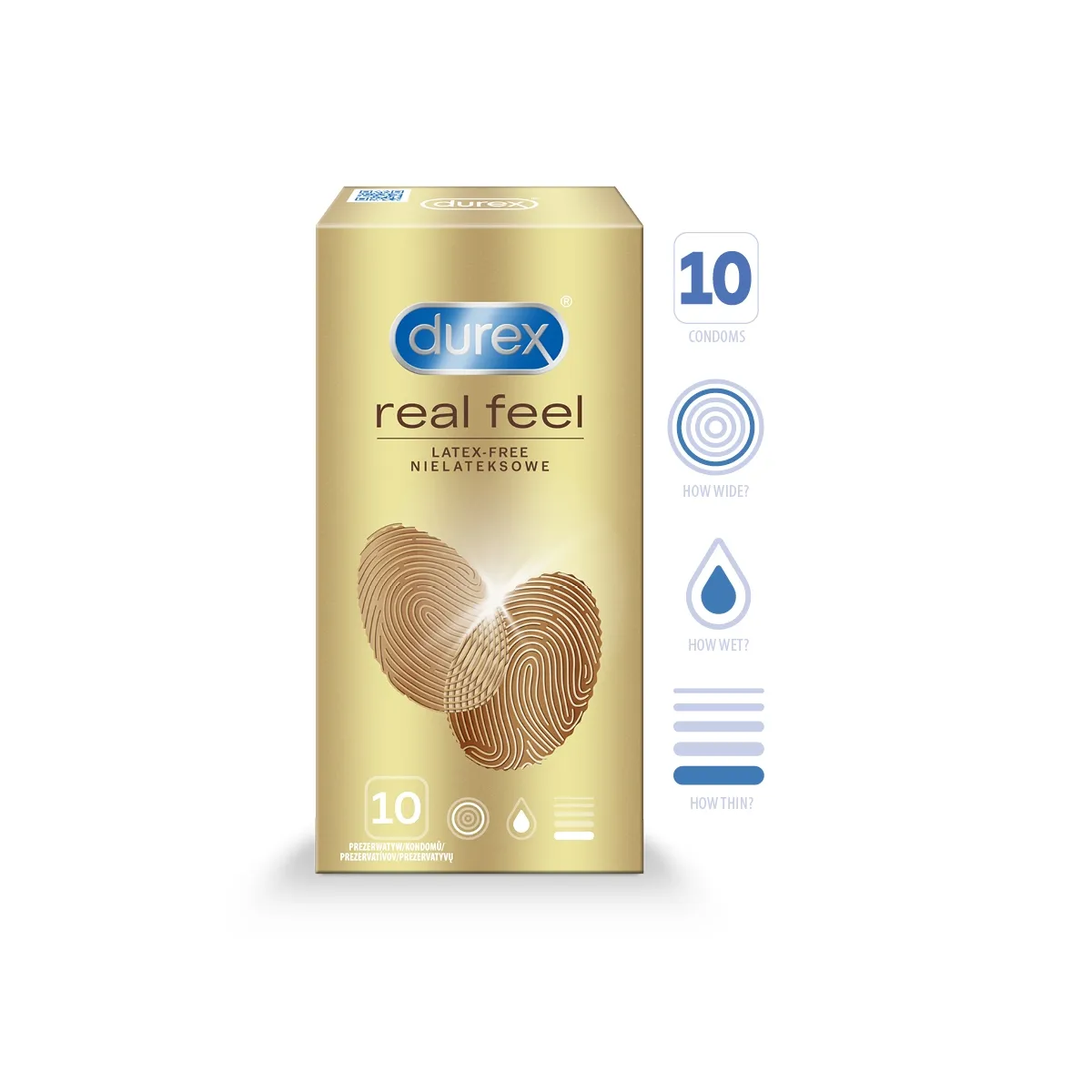 DUREX KONDOOMID REAL FEEL N10 - Изображение товара