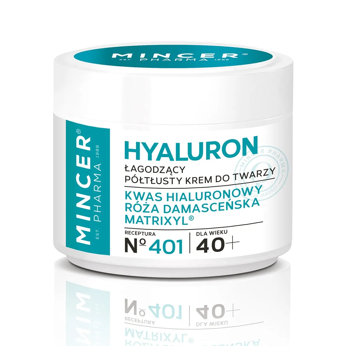 MINCER PHARMA NÄOKREEM HÜALUROONHAPPEGA 40+ 50ML - Изображение товара