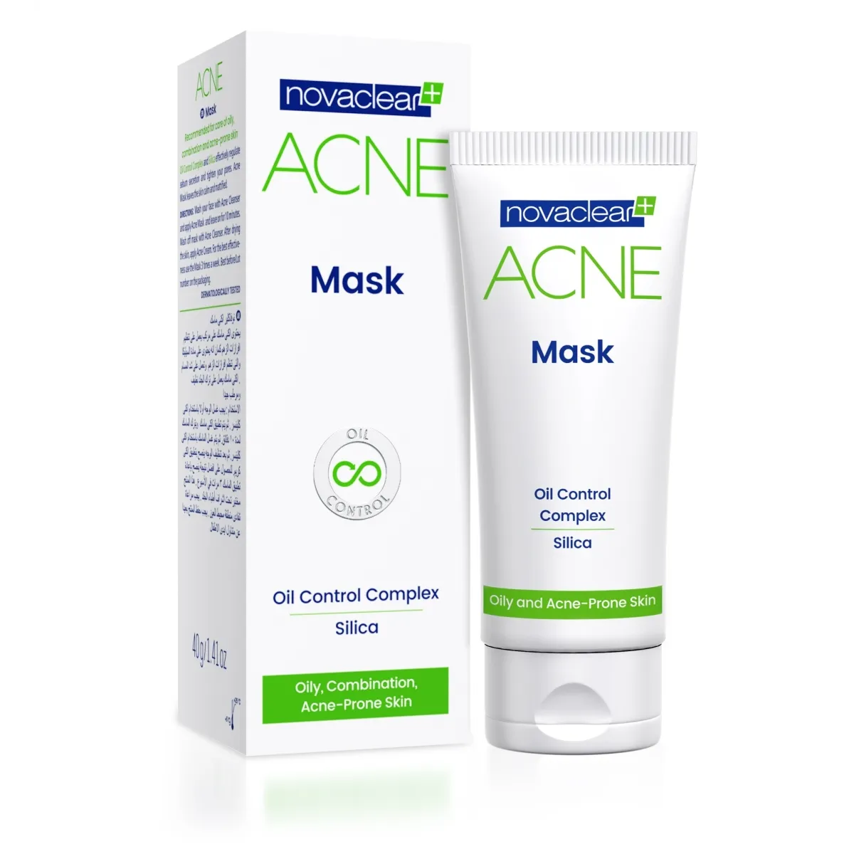 NOVACLEAR GREEN ACNE MASK 40G - Изображение товара