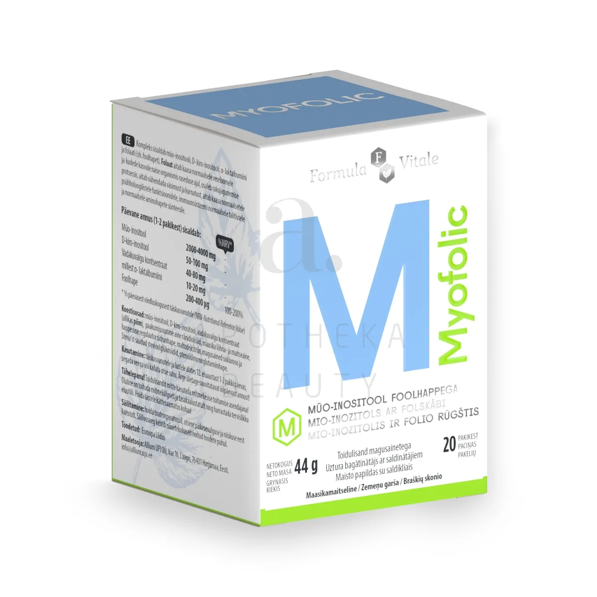 FORMULA VITALE MYOFOLIC PULBER N20 - Изображение товара