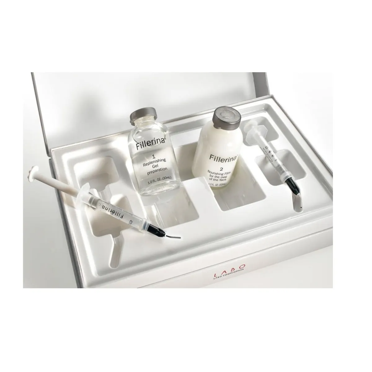 FILLERINA SEERUM NÄOLE JA KAELALE KORTSE TÄITEV II N2X30ML UUS - Изображение товара