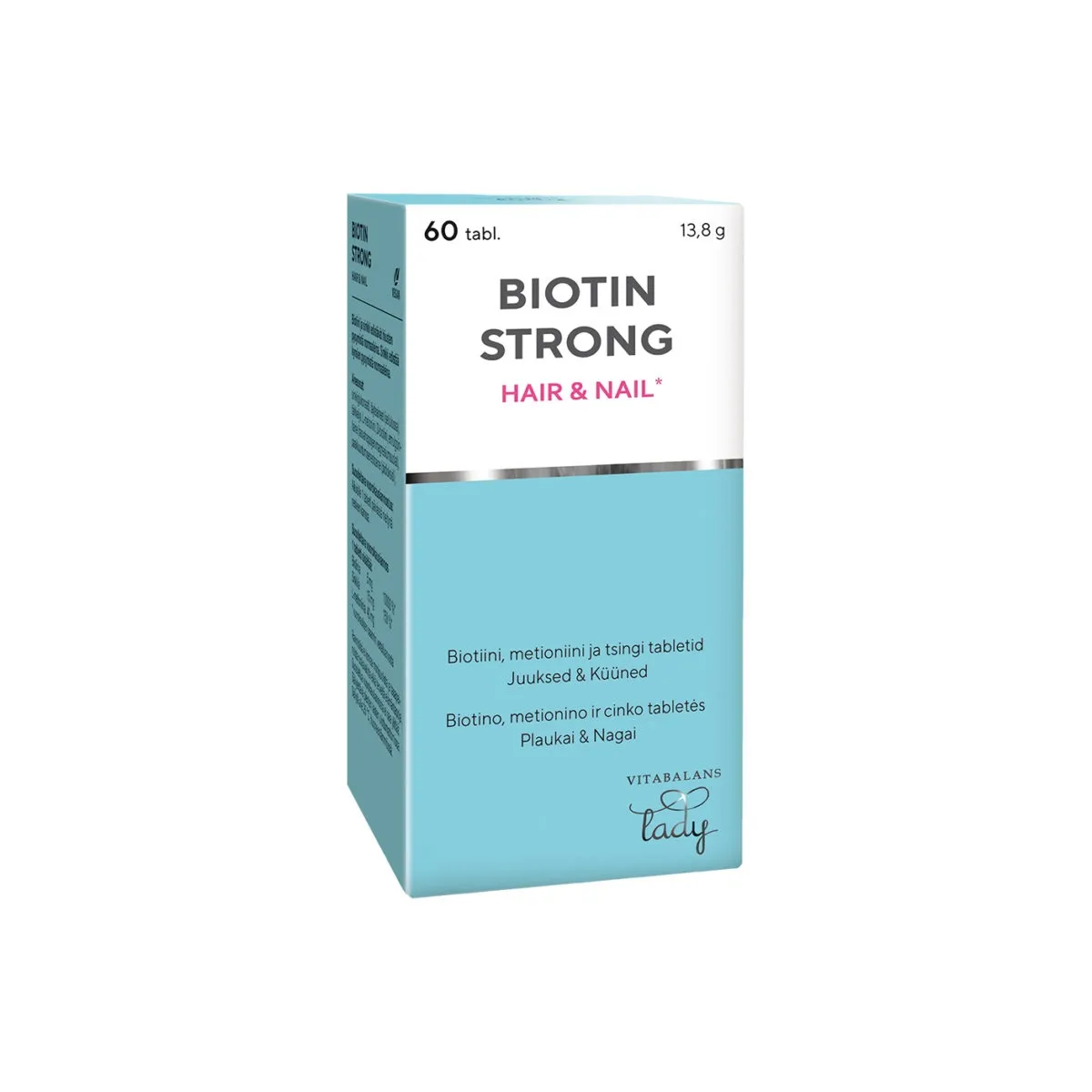 BIOTIIN STRONG HAIR&NAIL TBL N60 - Изображение товара 1