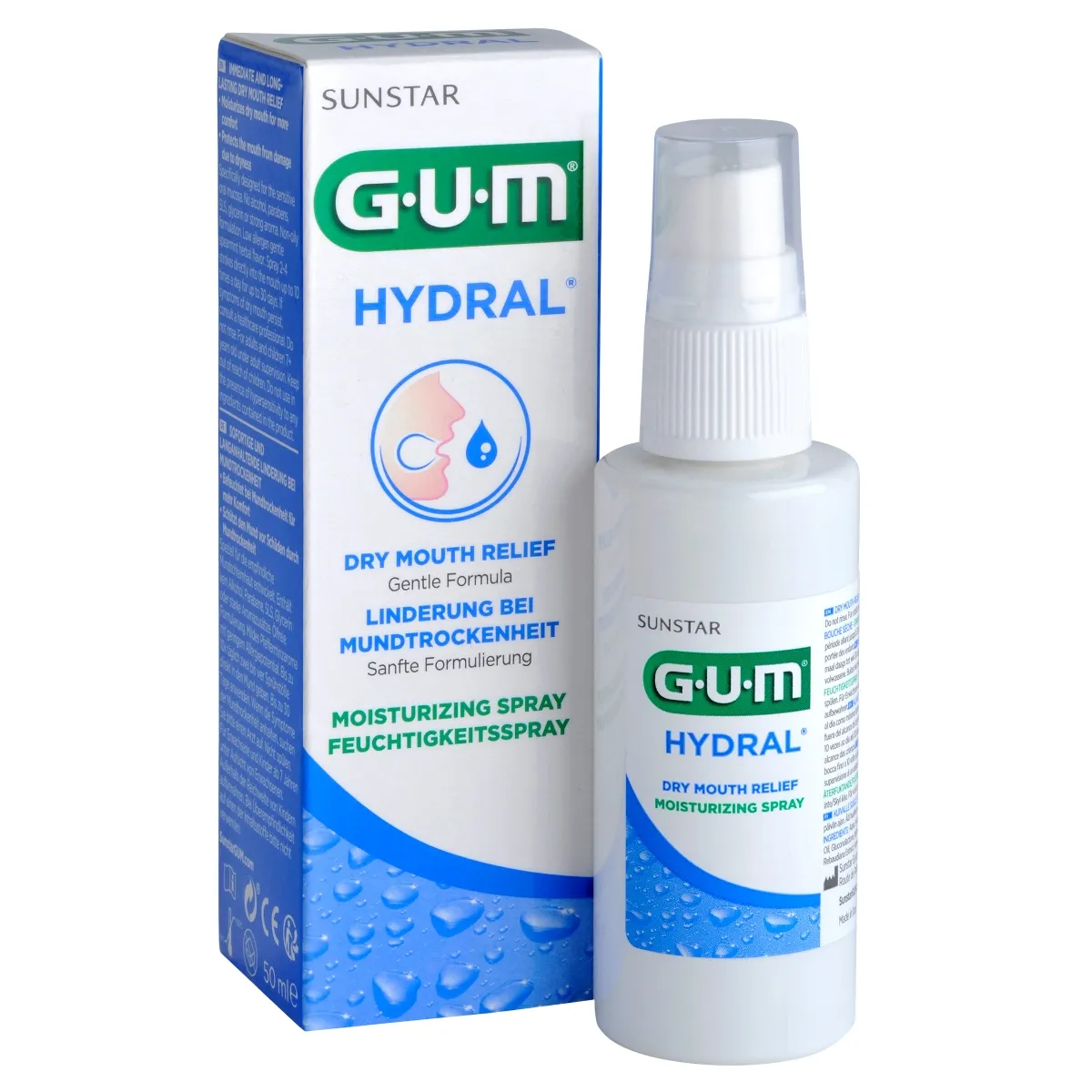 GUM HYDRAL SPREI SUUKUIVUSE LEEVENDAMISEKS 50ML - Изображение товара