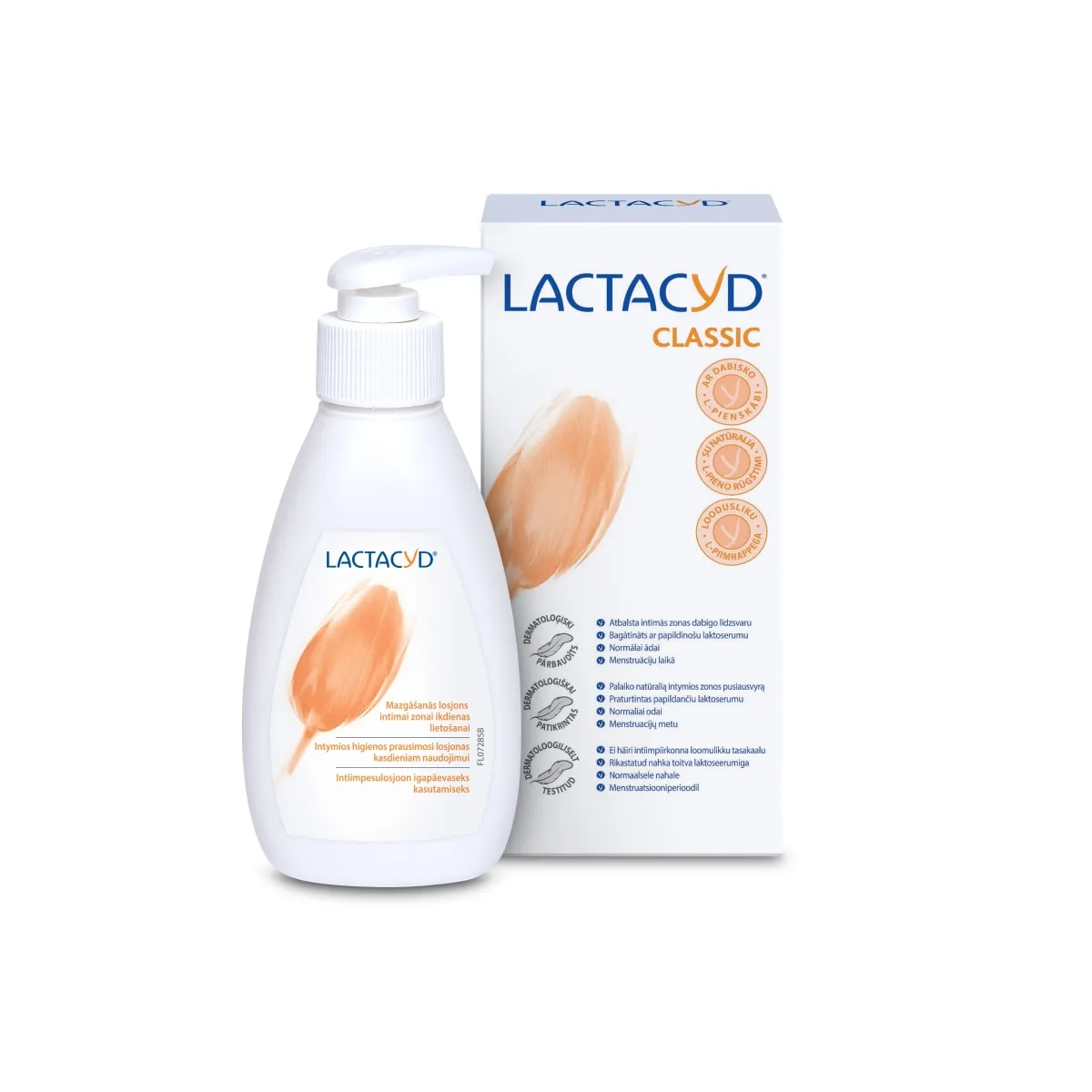 LACTACYD INTIIMPESUVEDELIK 200ML PUMBAGA - Изображение товара