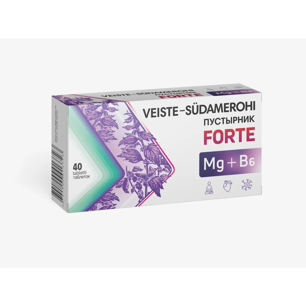 VEISTE-SÜDAMEROHI FORTE+MG+B6 TBL N40 - Изображение товара