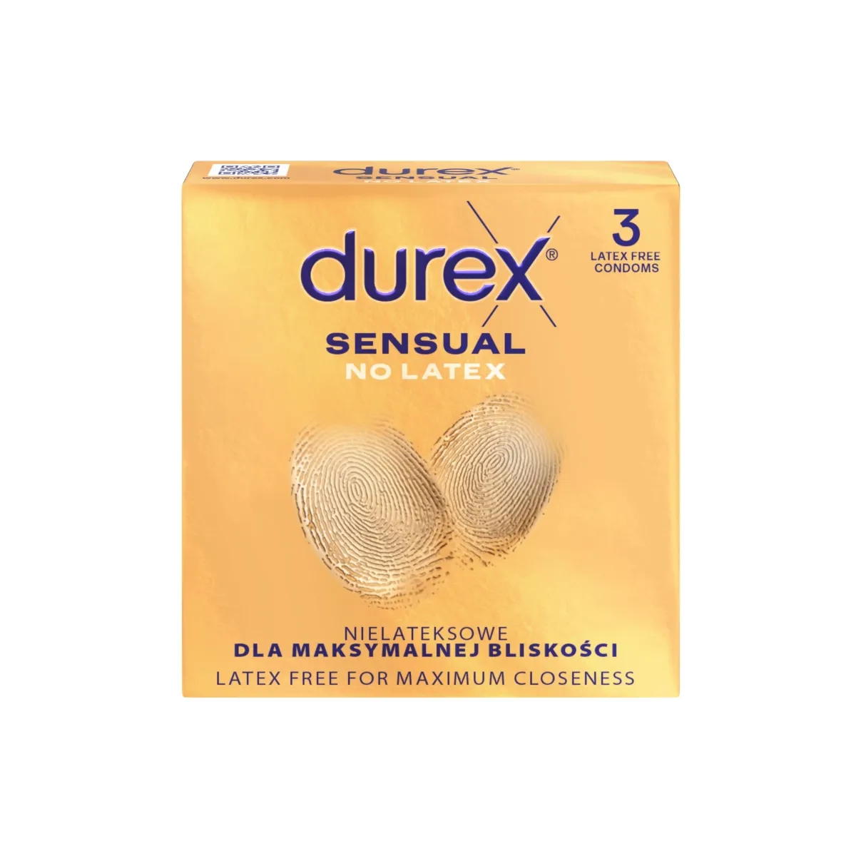 DUREX KONDOOMID SENSUAL NO LATEX N3 - Изображение товара