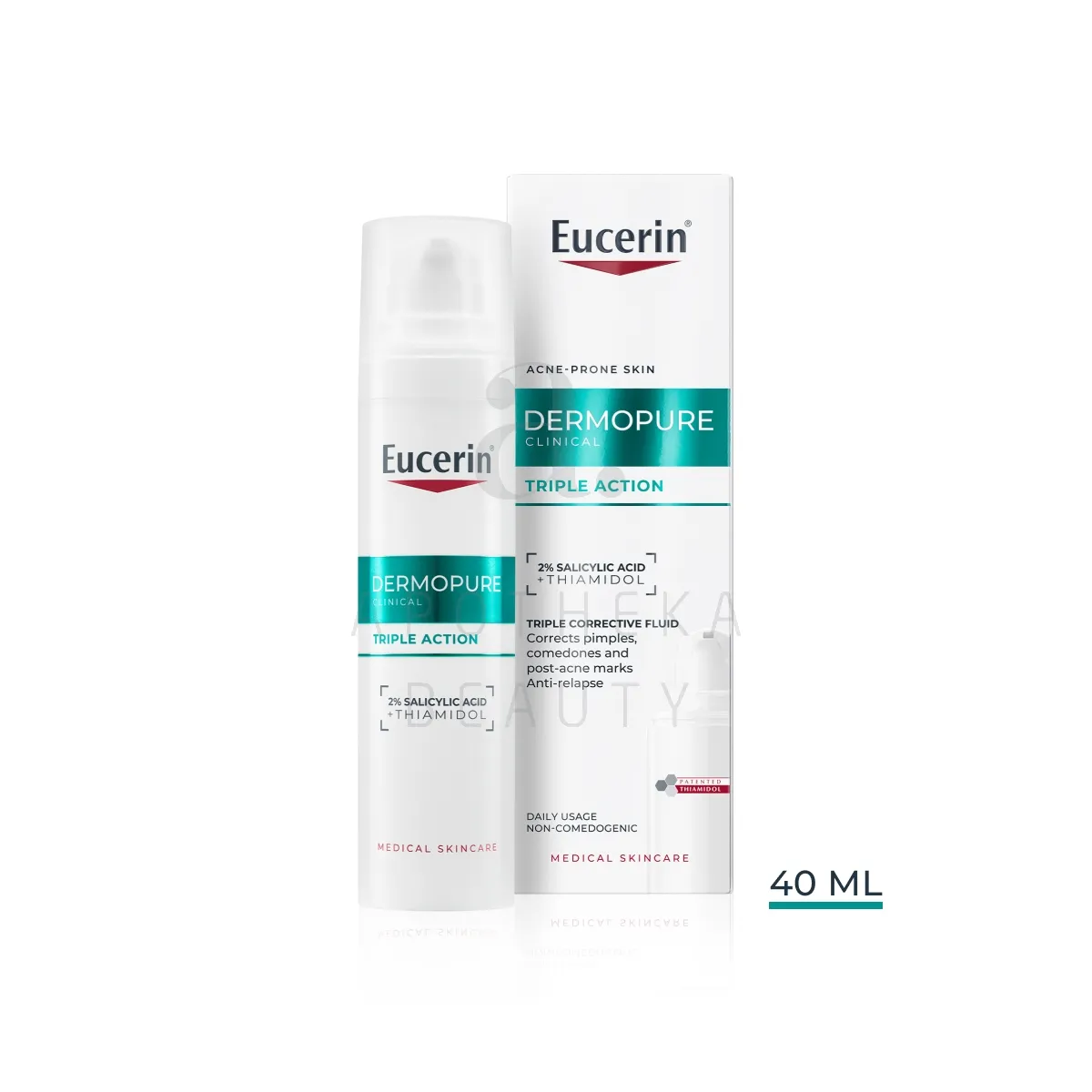 EUCERIN DERMOPURE CLINICAL EMULSIOON KORRIGEERIV 40ML - Изображение товара