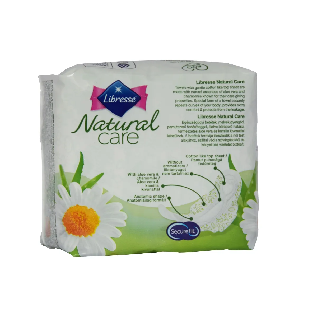 Гигиенические прокладки LIBRESSE Natural Care Ultra Normal 3мм, 10шт - Изображение товара