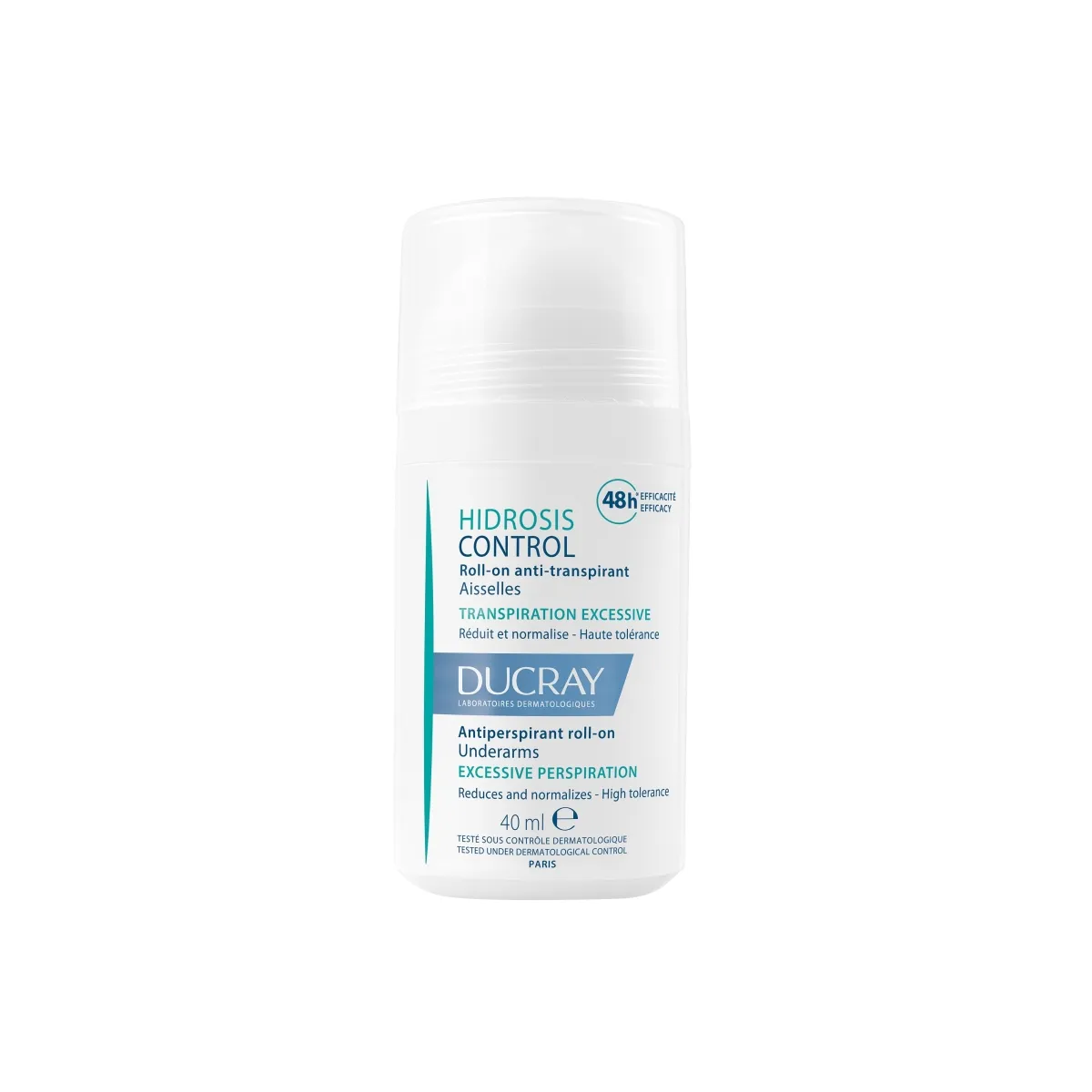 DUCRAY HIDROSIS CONTROL DEODORANT ROLL-ON 40ML - Изображение товара