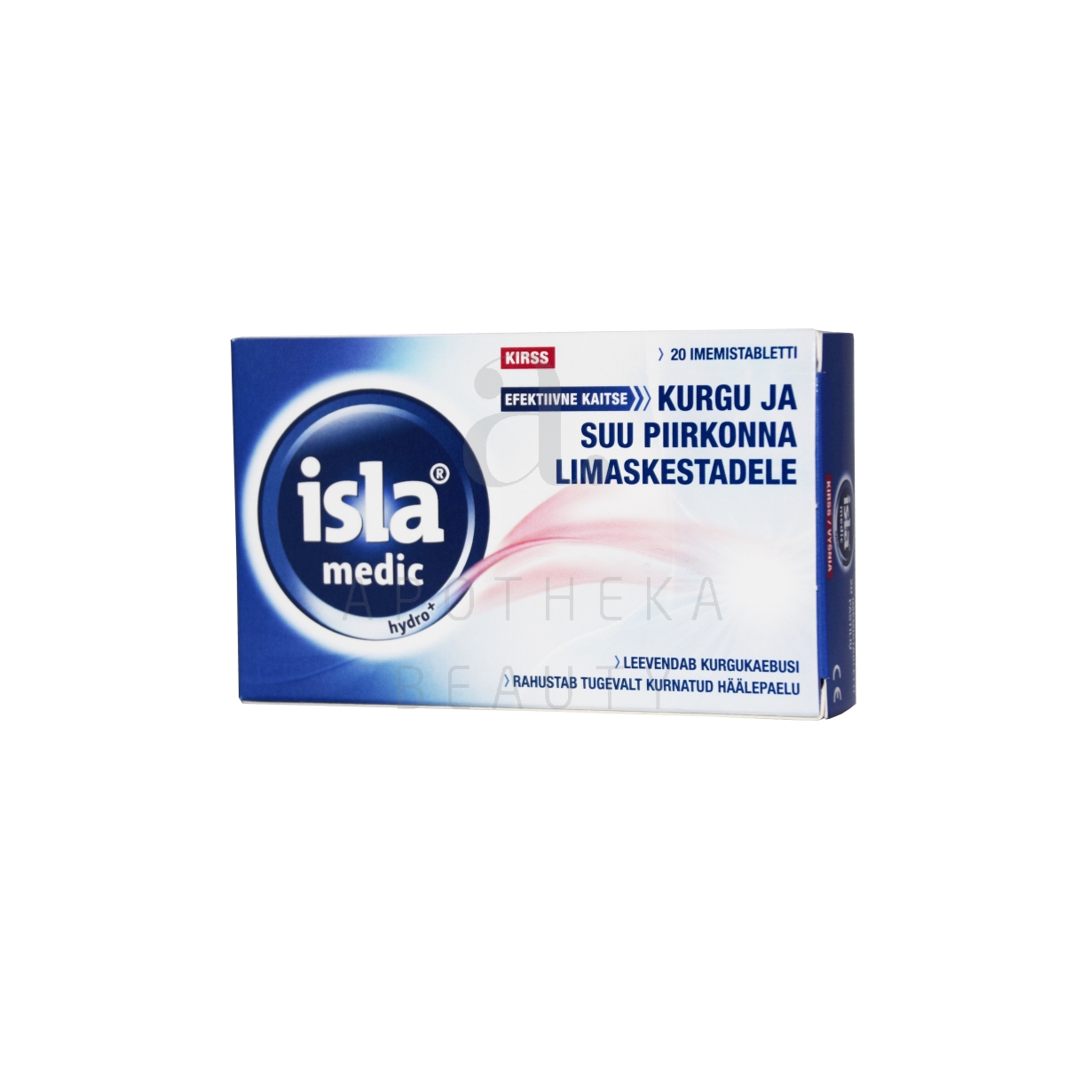 ISLA MEDIC HYDRO+ IMEMISTABLETID N20 KIRSS - Изображение товара