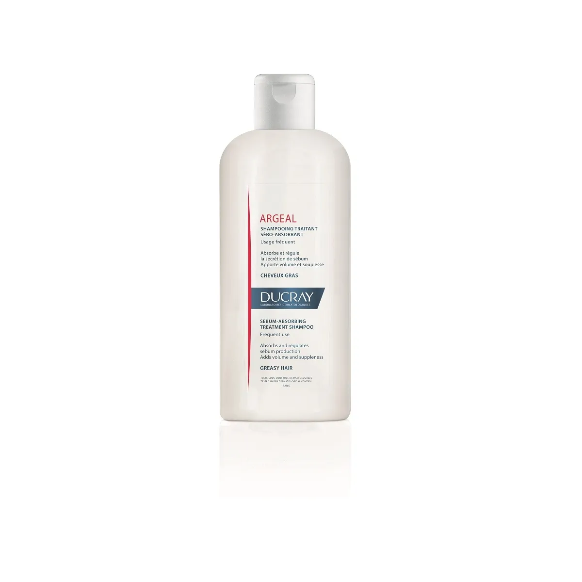 DUCRAY ARGEAL SEBUM-ABSORBING SHAMPOO  200ML - Изображение товара