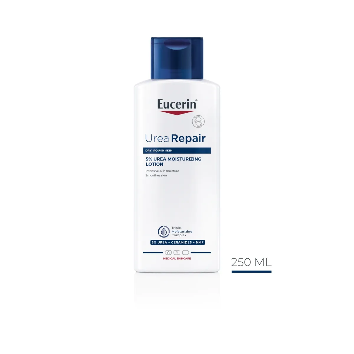 EUCERIN UREAREPAIR IHUPIIM KUIVALE NAHALE 5% UREA 250ML - Изображение товара