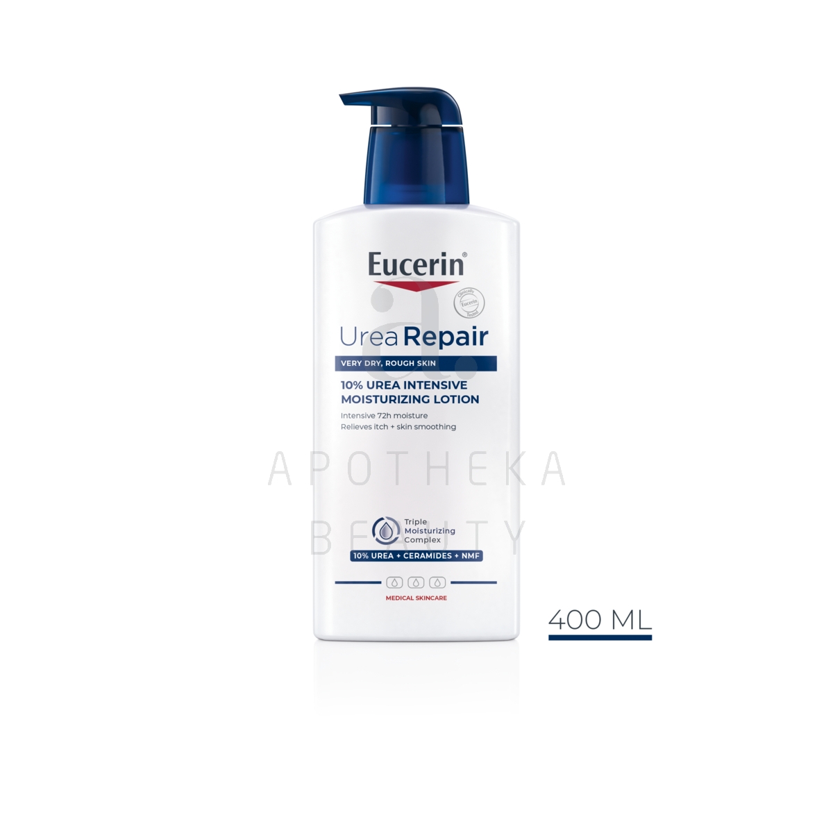 EUCERIN UREAREPAIR IHUPIIM VÄGA KUIV NAHK 10% UREA 400ML - Изображение товара