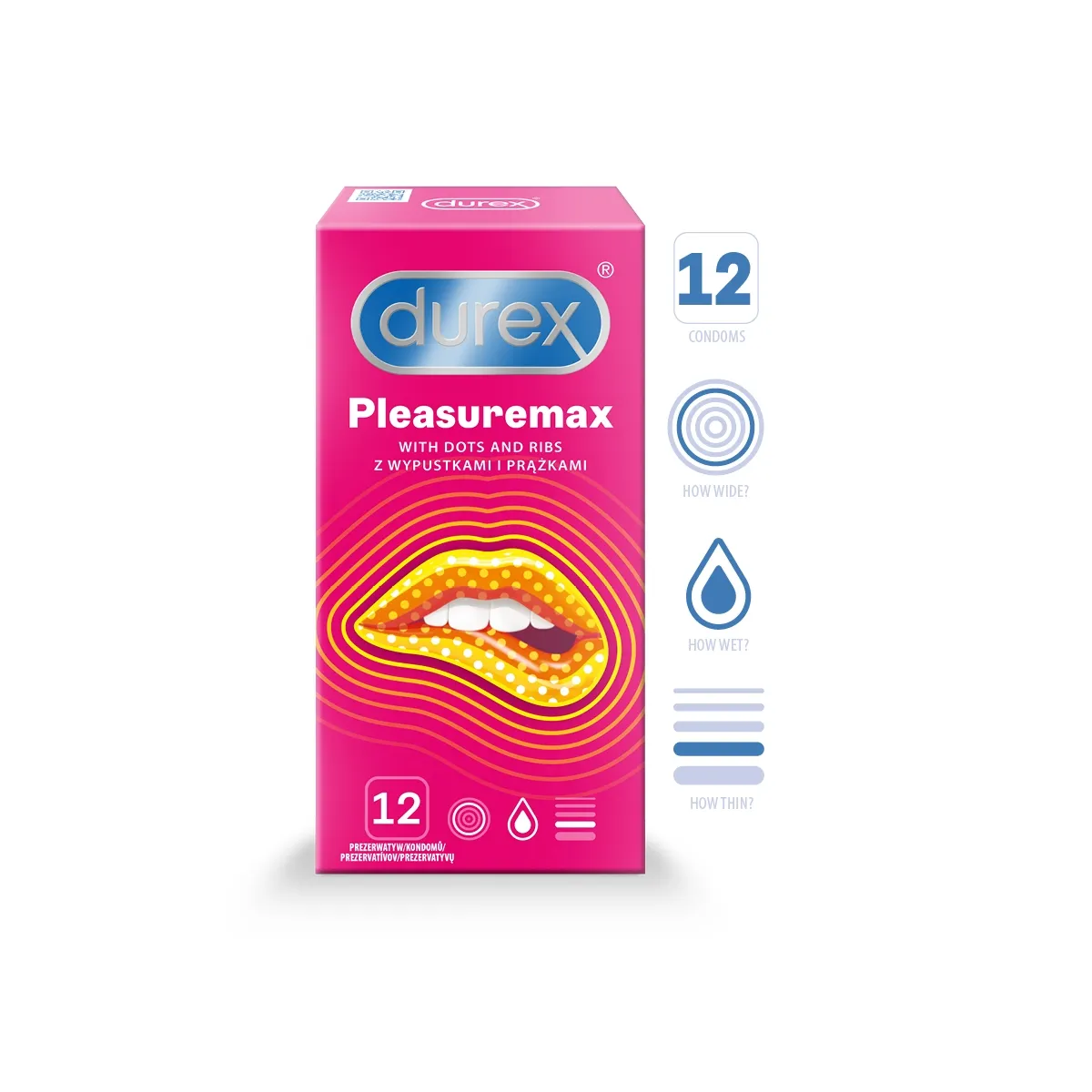 DUREX KONDOOMID PLEASUREMAX N12 - Изображение товара