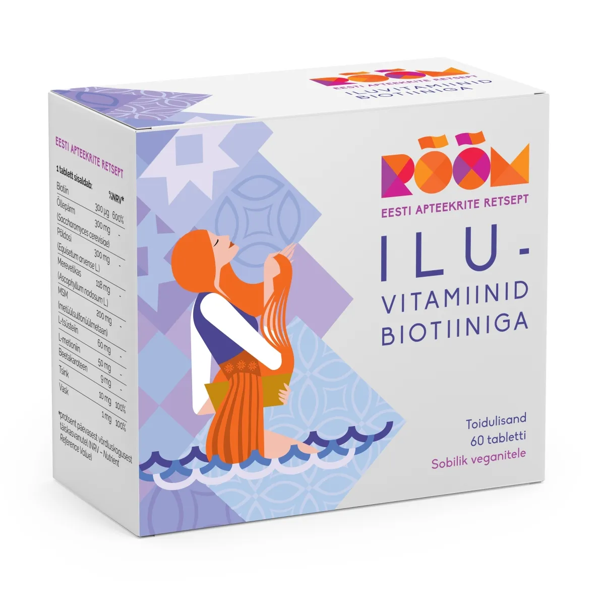 RÕÕM ILUVITAMIINID BIOTIINIGA TBL N60 - Изображение товара