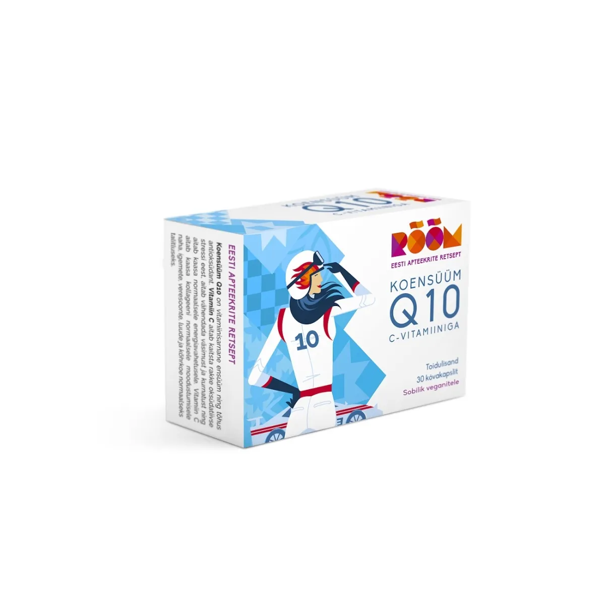 RÕÕM KOENSÜÜM Q10 C-VITAMIINIGA 100MG N30 - Изображение товара