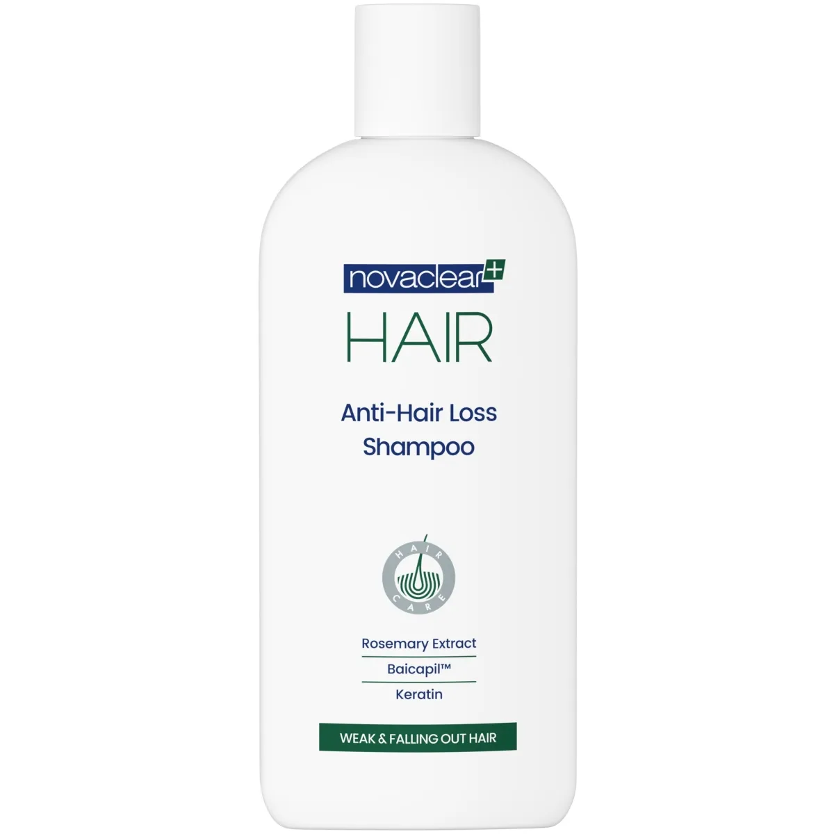 NOVACLEAR HAIR SHAMPOON JUUSTE VÄLJALANGEMISE VASTU 250ML - Изображение товара