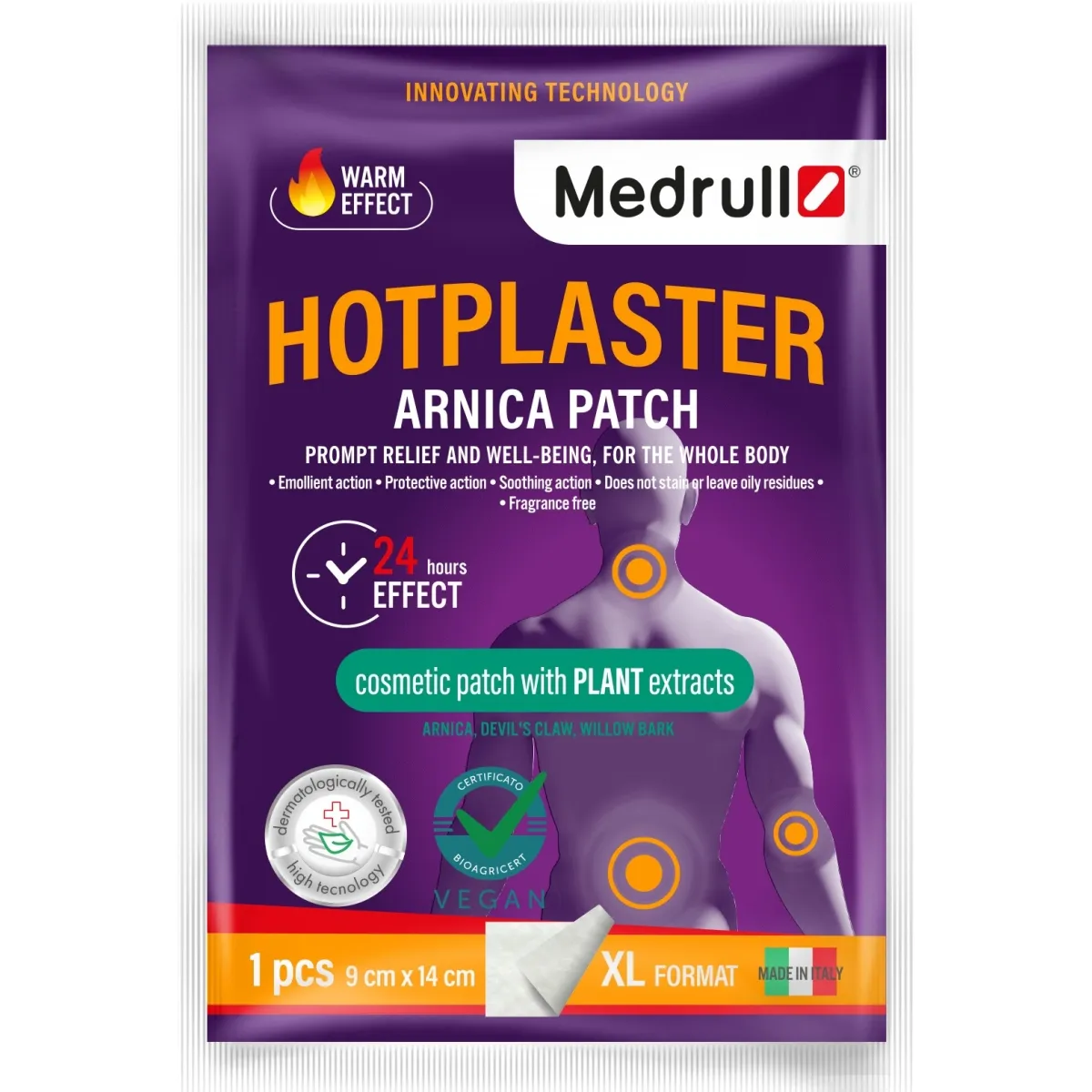 MEDRULL HOT VALU LEEVENDAV PLAASTER 9X14CM - Изображение товара