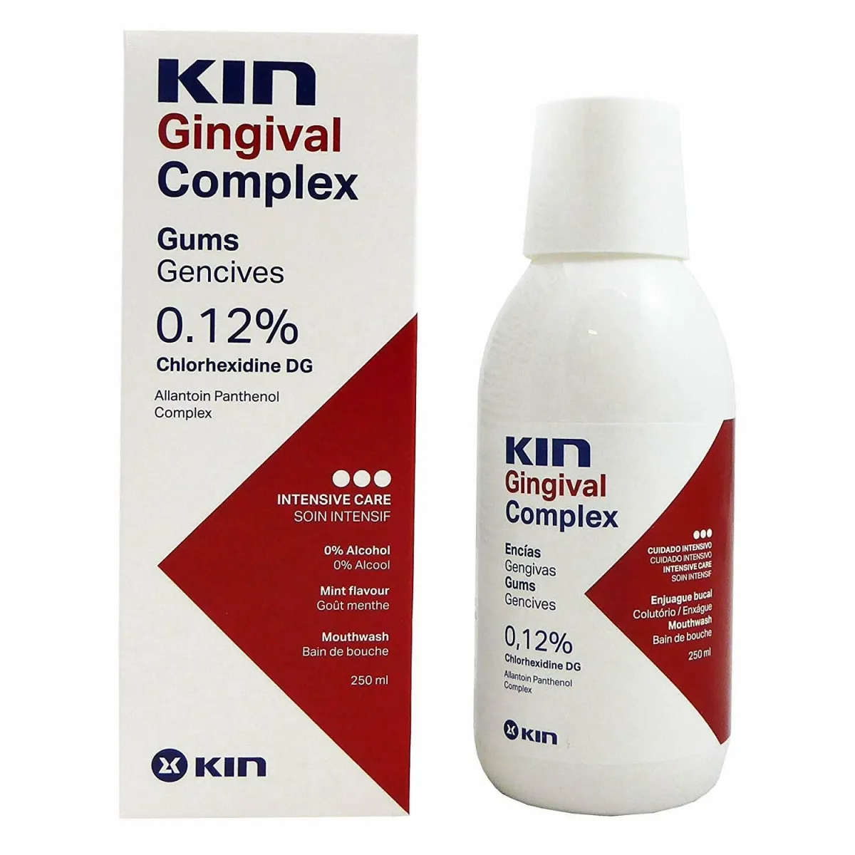 ЖИДКОСТЬ ДЛЯ ПОЛОСКАНИЯ РТА KIN GINGIVAL С 0,12% ХЛОРГЕКСИДИНОМ 250 МЛ - Изображение товара