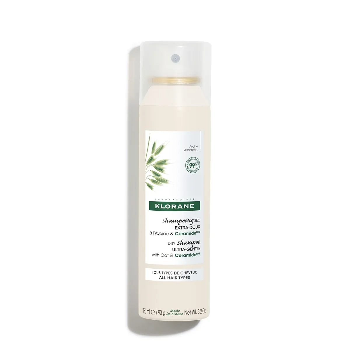KLORANE KUIVSHAMPOON KAERAEKSTRAKTIGA 150ML UUS - Изображение товара