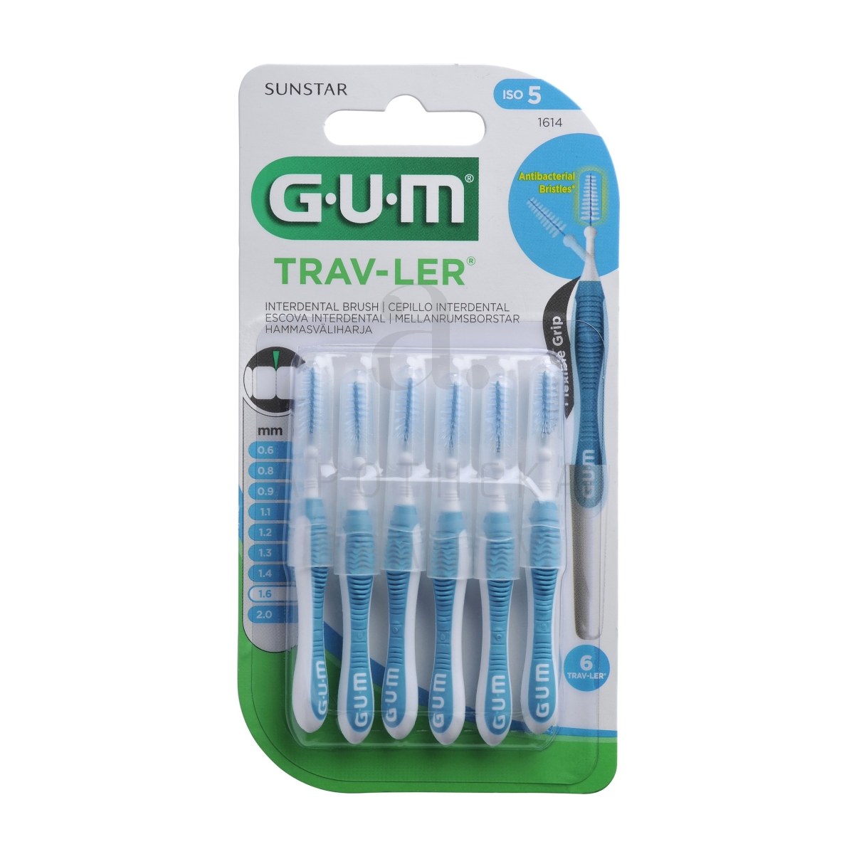 GUM TRAV-LER ИНТЕРДЕНТАЛЬНАЯ ЩЕТОЧКА 1,6MM N6/1614/ - Изображение товара