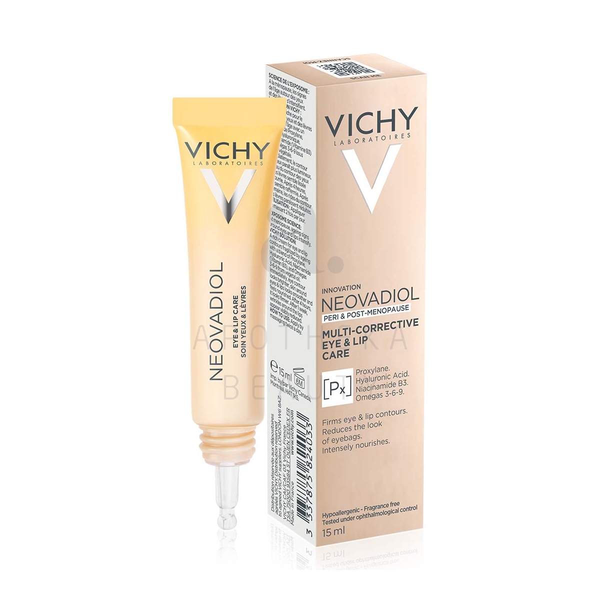 VICHY NEOVADIOL HUULE- JA SILMAÜMBRUSE KREEM 15ML UUS - Изображение товара