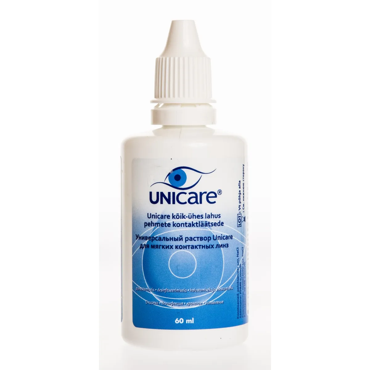 UNICARE ALL IN ONE 60ML (KONTAKTLÄÄTSEDE DES. LAHUS) - Изображение товара