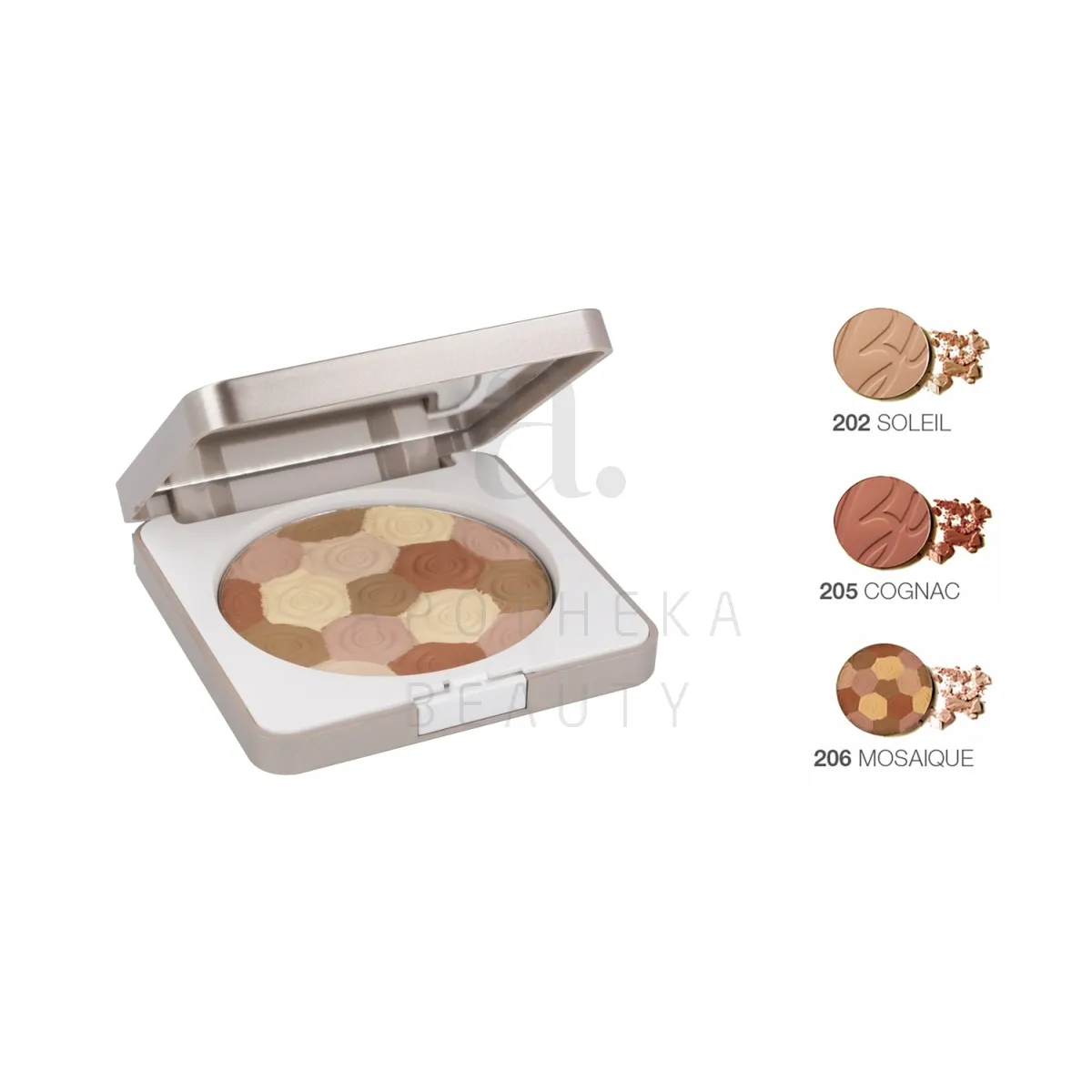 BIONIKE COLOR КОМПАКТНАЯ ПУДРА С ЭФФЕКТОМ ЗАГАРА 206 MOSAIQUE 10 Г - Изображение товара 1