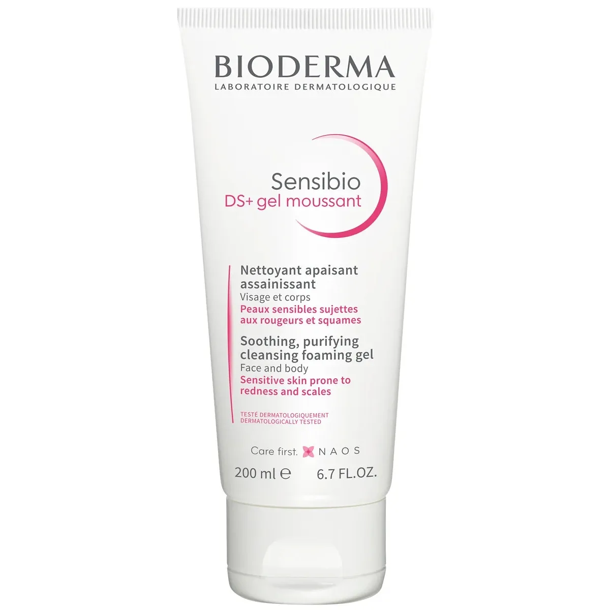 BIODERMA SENSIBIO DS+ PUHASTUSGEEL PUNETAVALE NAHALE 200ML - Изображение товара