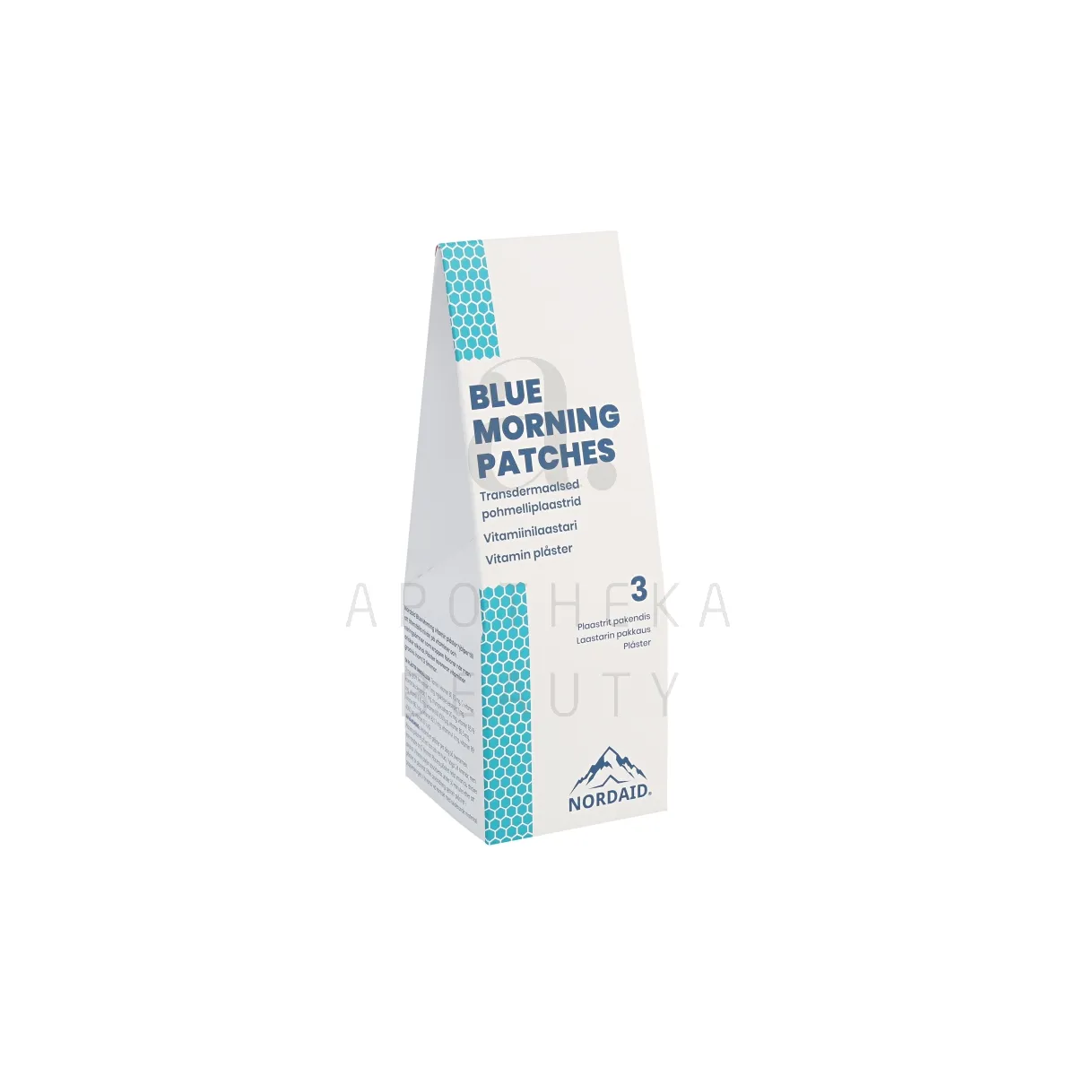 NORDAID BLUE MORNING TRANSDERMAALSED POHMELLIPLAASTRID N3 - Изображение товара