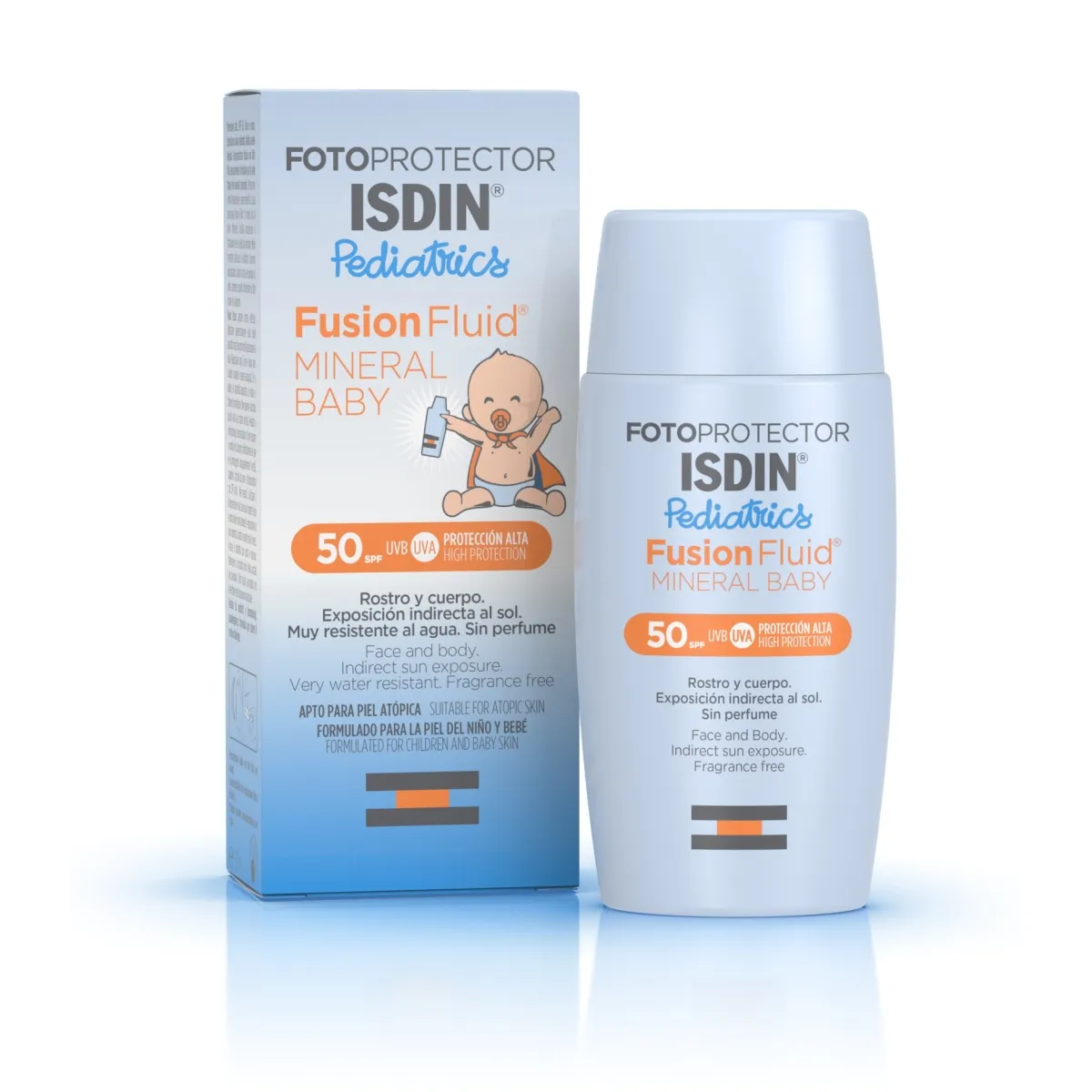 ISDIN SUN PÄIKESEKAITSEEMULSIOON MINERAL LASTELE SPF50 50ML - Изображение товара