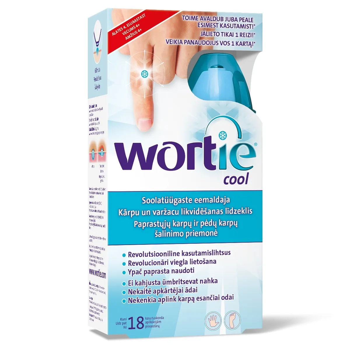 WORTIE SOOLATÜÜGASTE EEMALDAJA 50ML - Изображение товара
