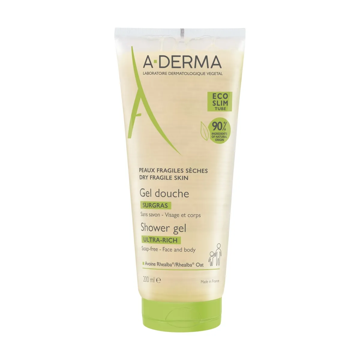 A-DERMA DUSHIGEEL KAERAEKSTRAKTIGA 200ML VANA - Изображение товара