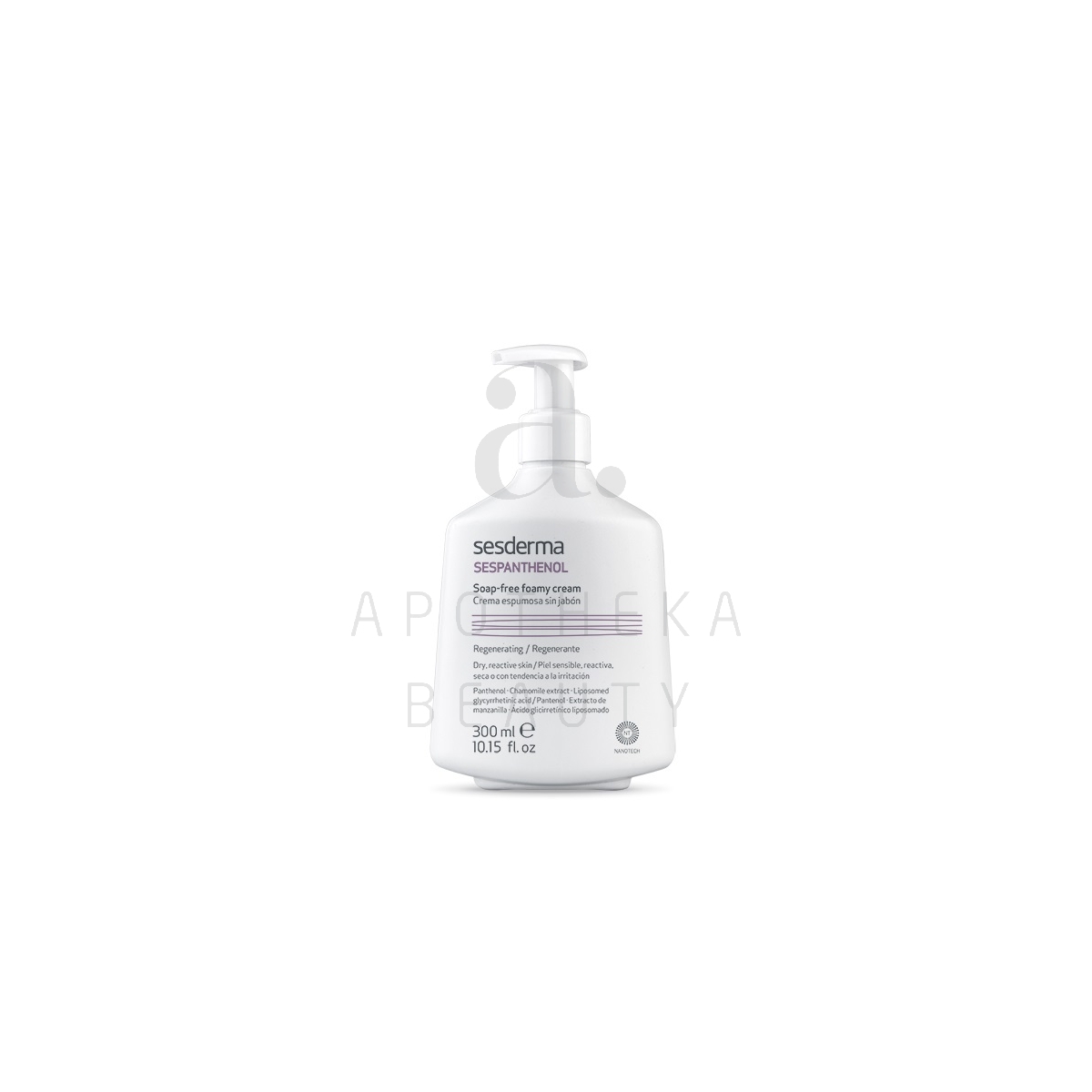 SESDERMA SESPANTHENOL PUHASTAV VAHT TUNDLIKULE NAHALE 300ML - Изображение товара