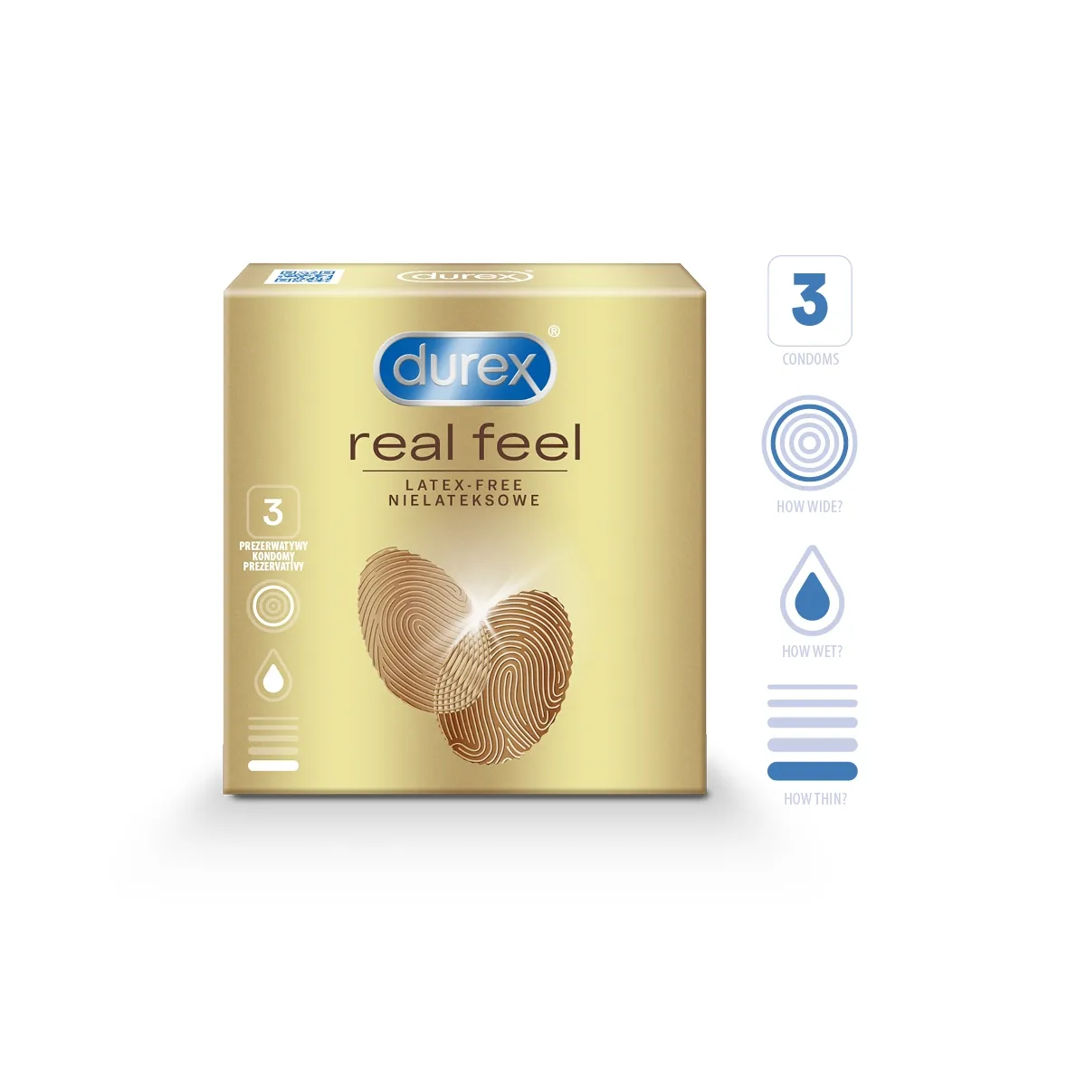DUREX KONDOOMID REAL FEEL N3 - Изображение товара