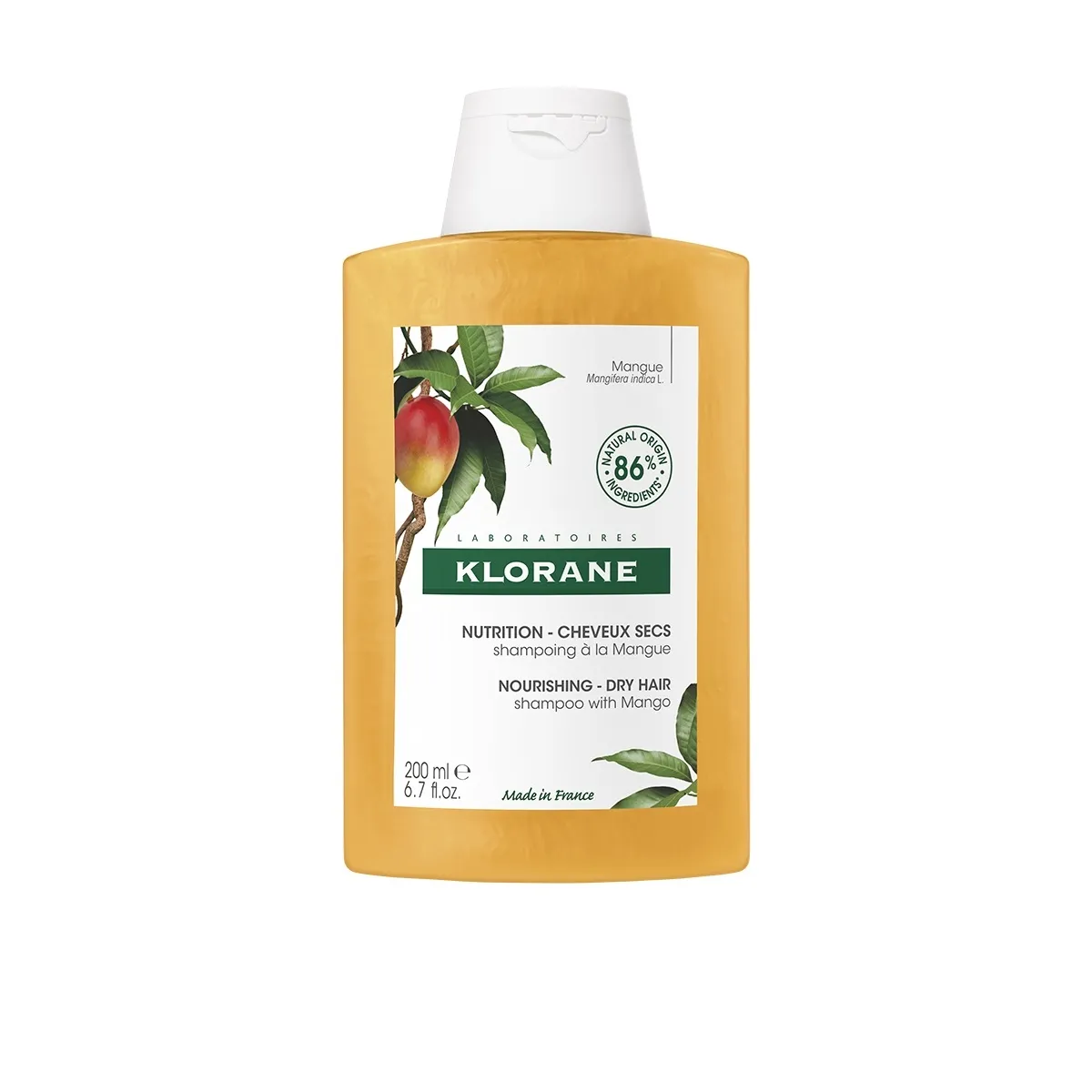 Klorane Mango ШАМПУНЬ для сухих волос  200 мл - Изображение товара