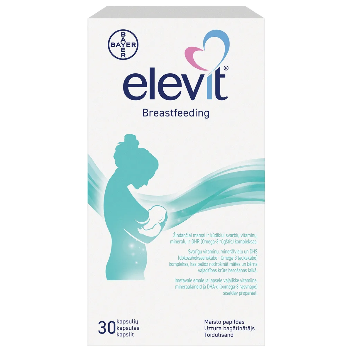 ELEVIT BREASTFEEDING KAPSLID N30 - Изображение товара