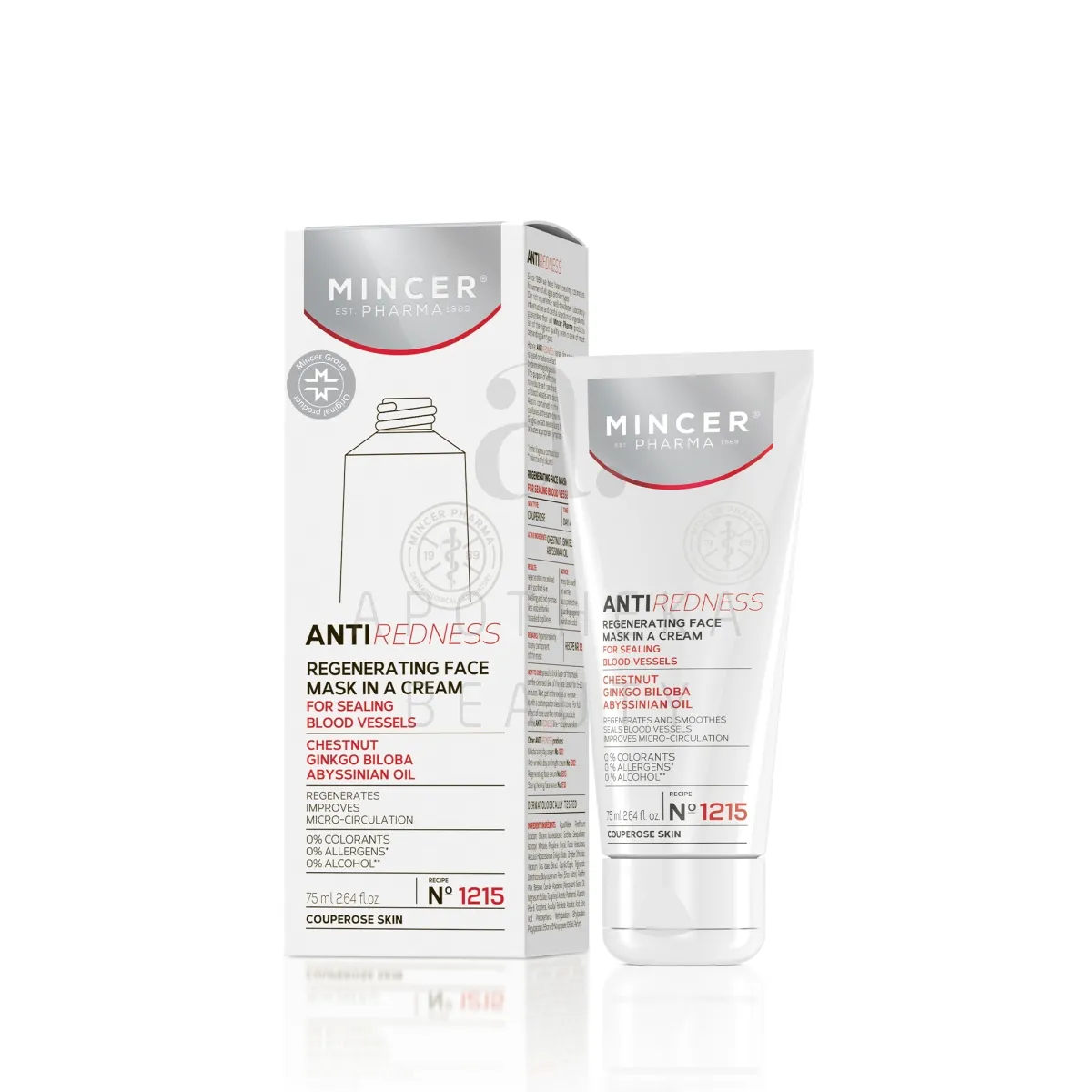 MINCER PHARMA REDNESS KREEMMASK PUNETUSVASTANE 75ML - Изображение товара