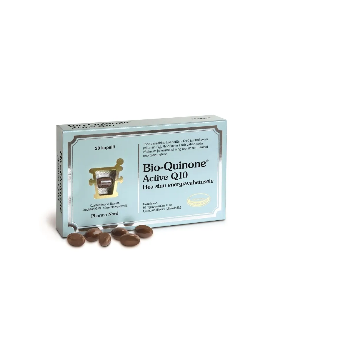BIO-QUINONE ACTIVE Q10 CAPS 30MG N30 - Изображение товара