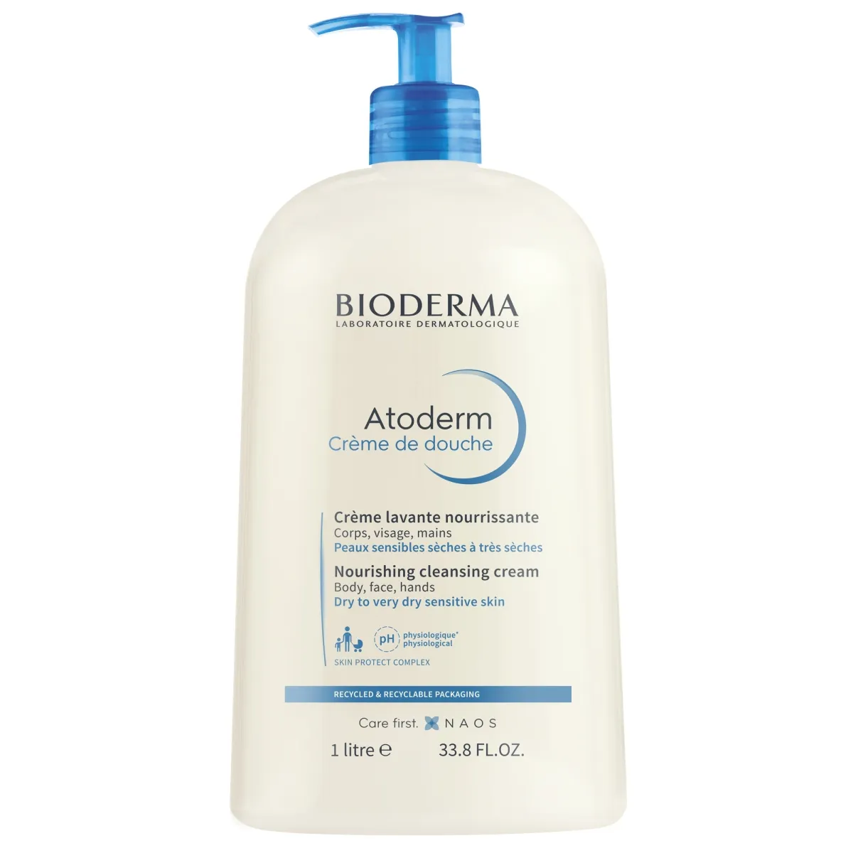 BIODERMA ATODERM DUSHIKREEM KUIVALE NAHALE 1000ML - Изображение товара