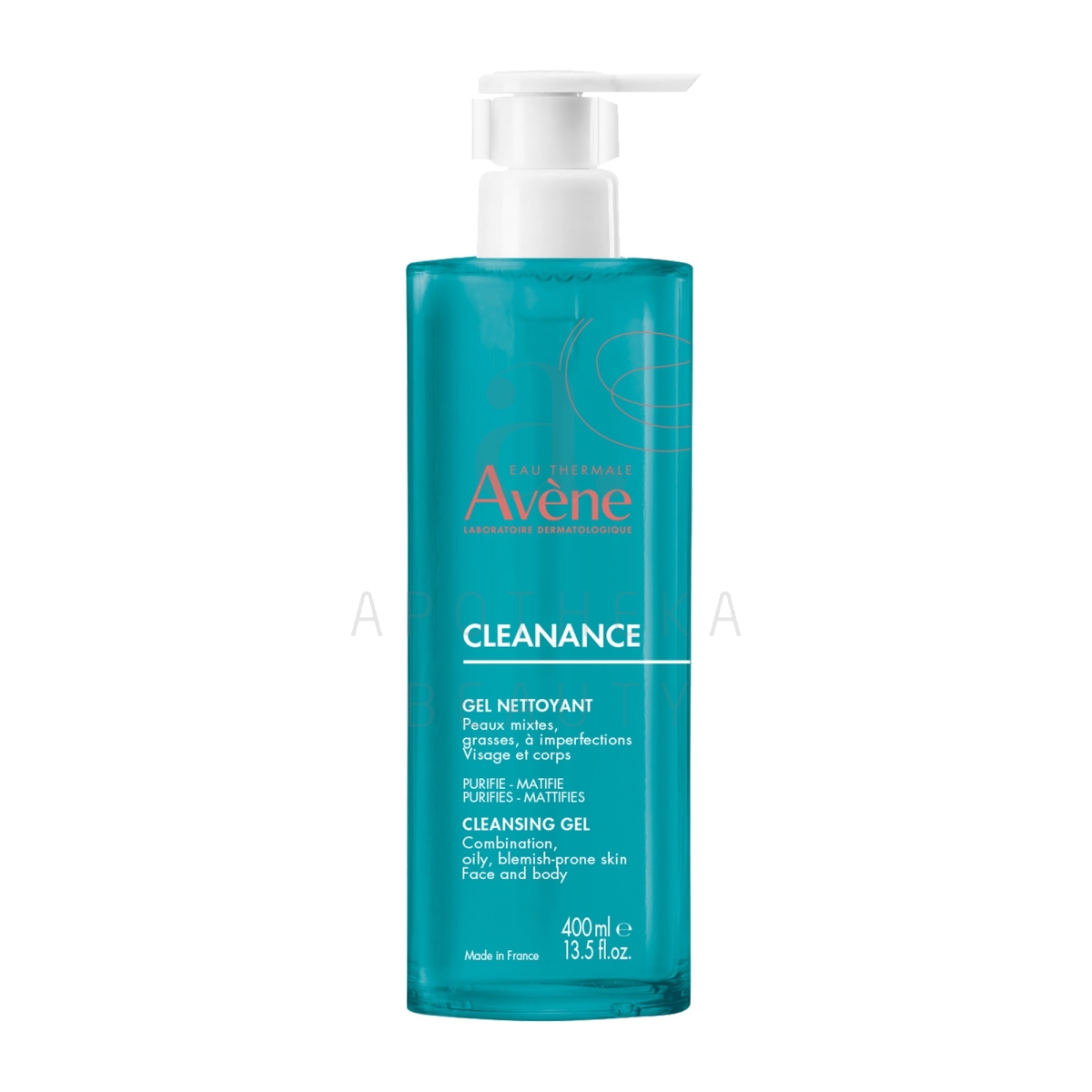 AVENE CLEANANCE PESEMISGEEL RASUSELE NAHALE 400ML - Изображение товара 1