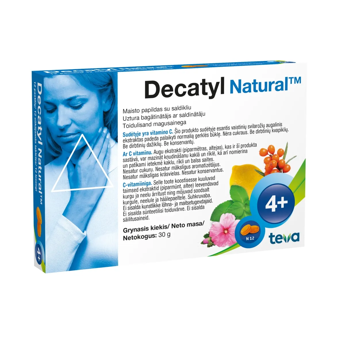 DECATYL NATURAL LOSENG N12 - Изображение товара