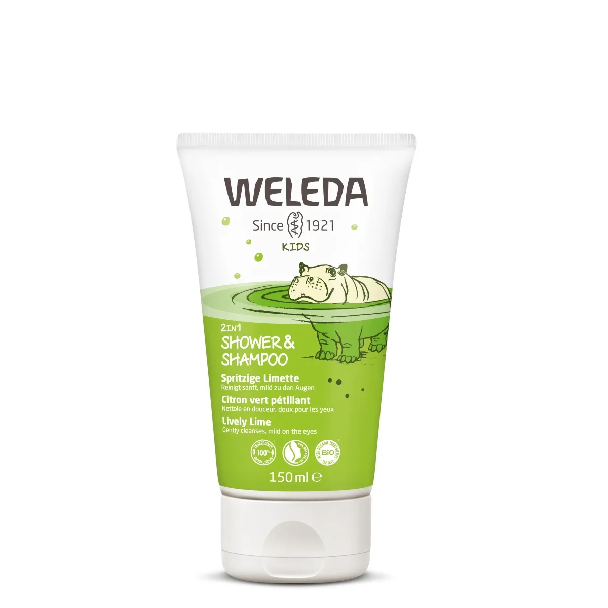 WELEDA SHAMPOON-DUSHIKREEM LASTELE LAIM 150ML  - Изображение товара