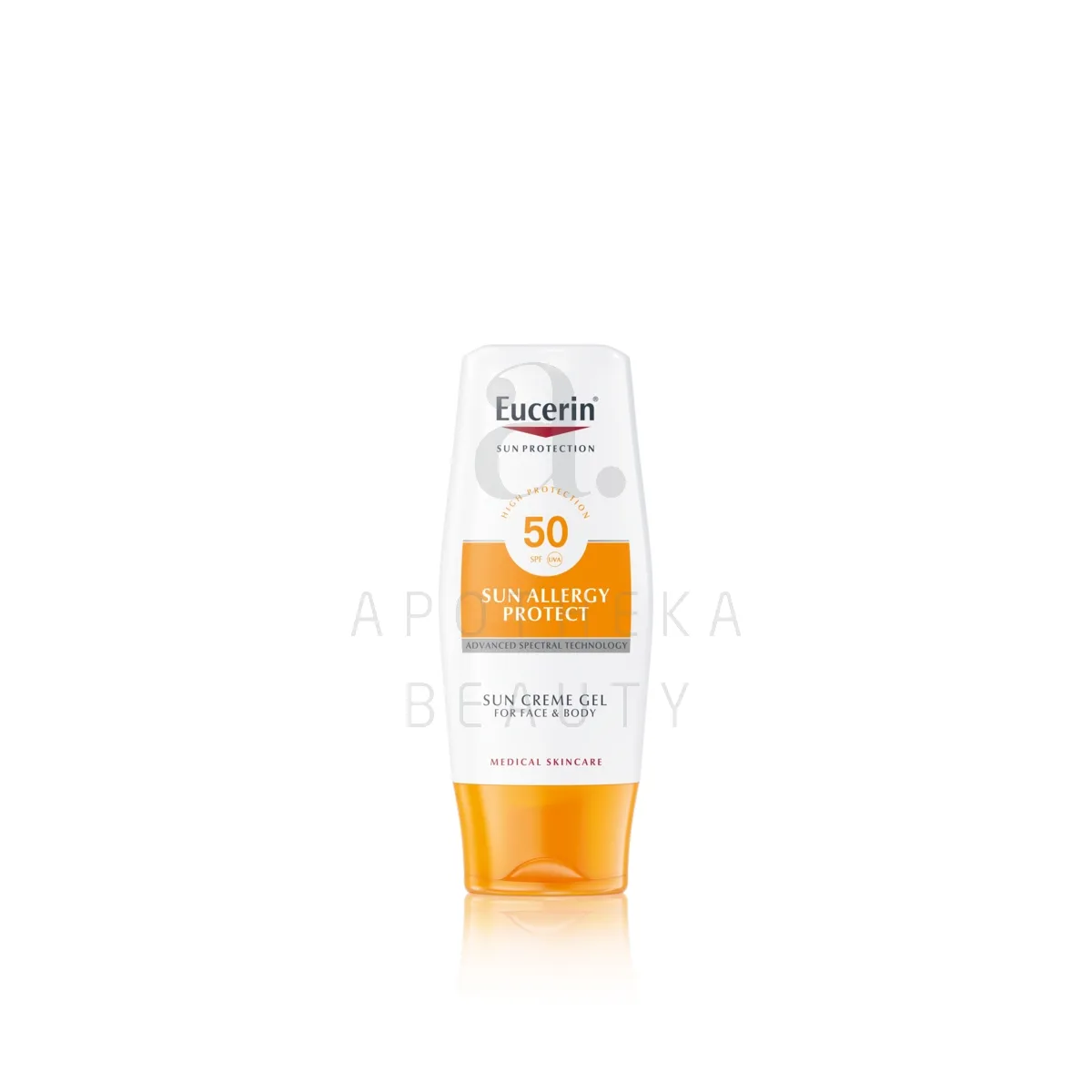 EUCERIN SUN PÄIKESEALLERGIAT ENNETAV KREEM-GEEL F50 150ML - Изображение товара