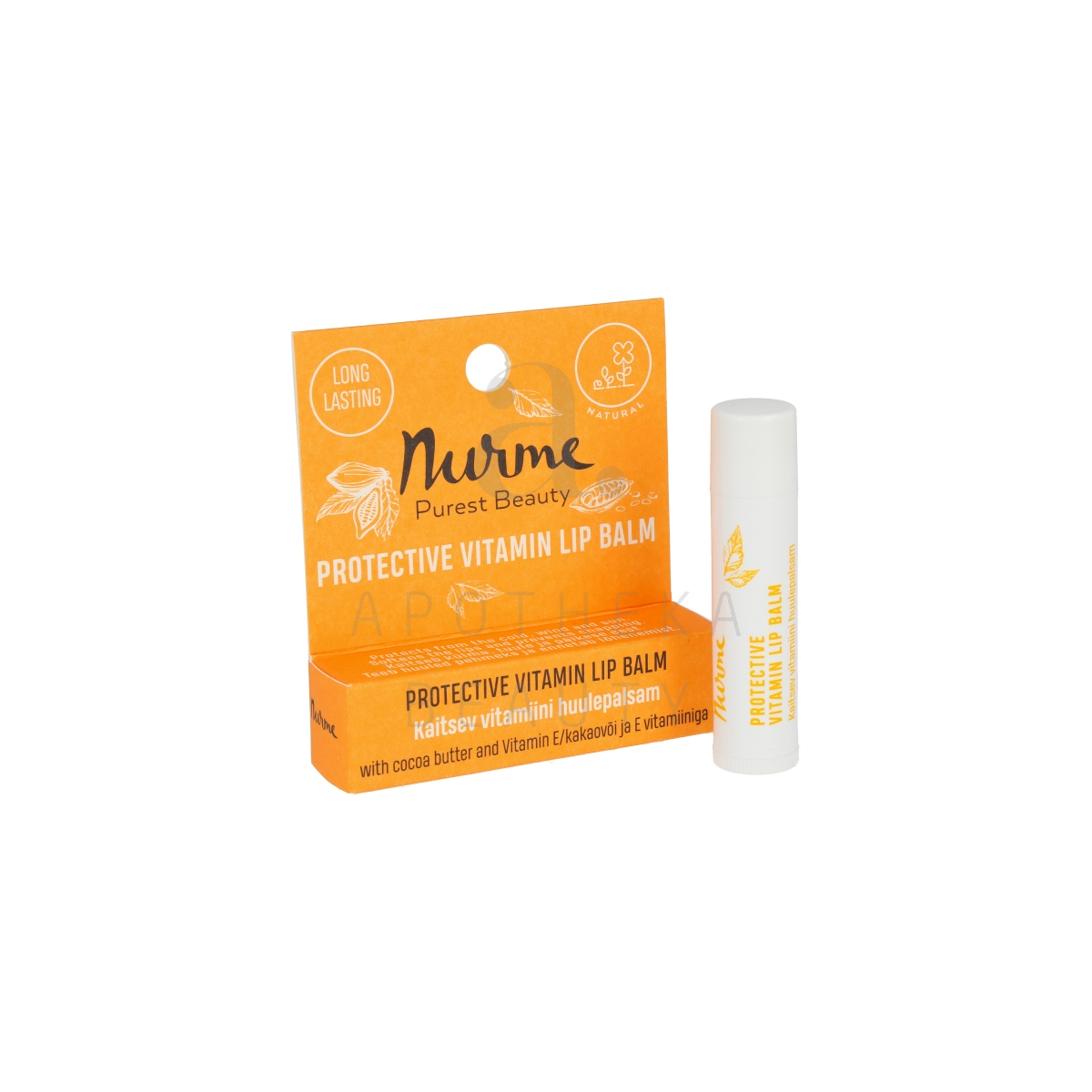 NURME HUULEPALSAM VITAMIINI 4,5G (PULK) - Изображение товара