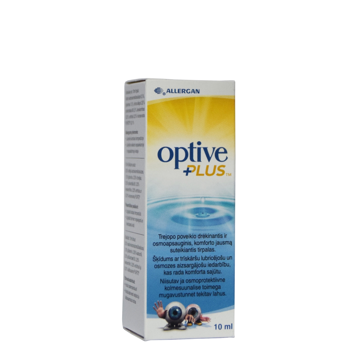 OPTIVE PLUS SILMATILGAD KOLMESUGUSE TOIMEGA 10ML - Изображение товара