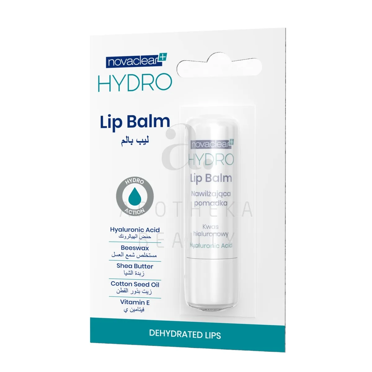 NOVACLEAR HYDRO HUULEPALSAM NIISUTAV 4,9G - Изображение товара