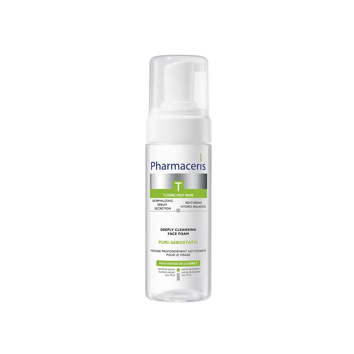PHARMACERIS T PURI-SEBOSTATIC NÄOVAHT SÜGAVPUHASTAV 150ML - Изображение товара