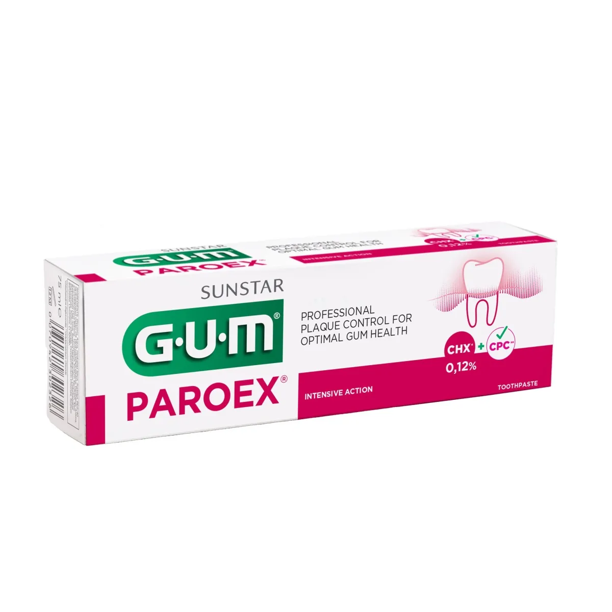 GUM PAROEX 0.12% ЗУБНАЯ ГЕЛЬ-ПАСТА 75МЛ - Изображение товара